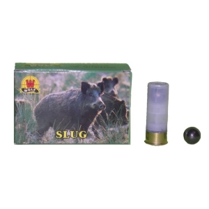 Φυσίγγια χοντρά ΜΟΝΌΒΟΛΑ Wolf Slug Μπάλα 28gr